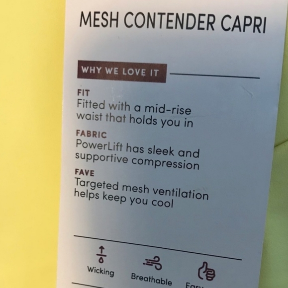 Athleta Mesh Contender Capri Leggings - Picture 8 of 9